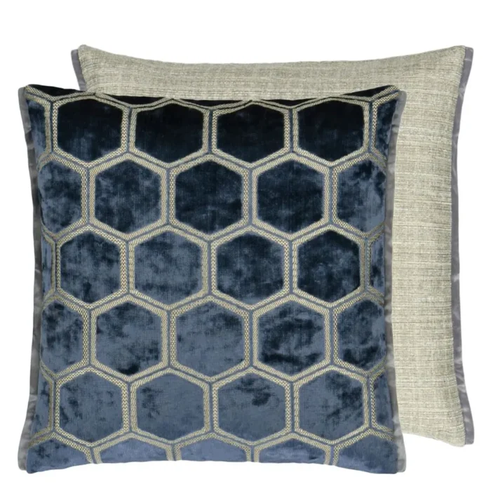 Manipur Velvet cushion 43x43 Designers Guild