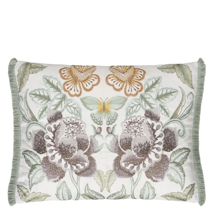 Isabella Embroidered Cameo Linen pyntepute 60x45 - Bilde 3