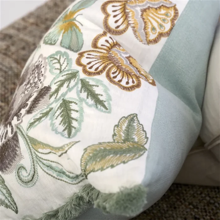 Isabella Embroidered Cameo Linen pyntepute 60x45 - Bilde 5