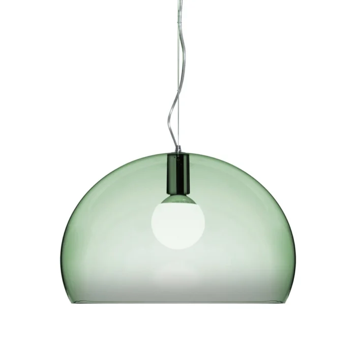 Fl/y transparent taklampe