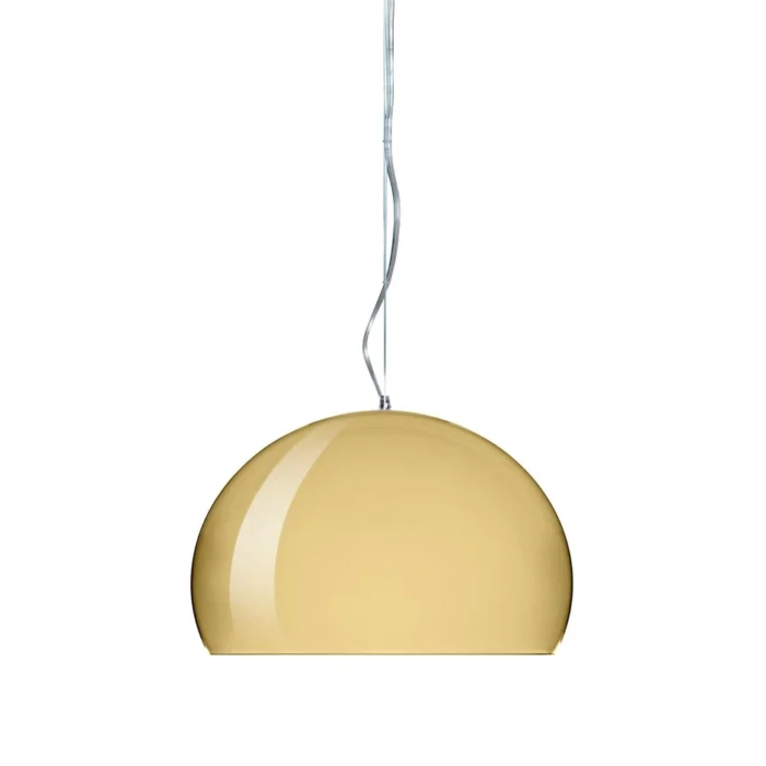 Small fl/y metal taklampe