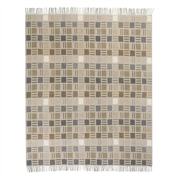 Bainbridge Natural pledd 140x185 - Bilde 3