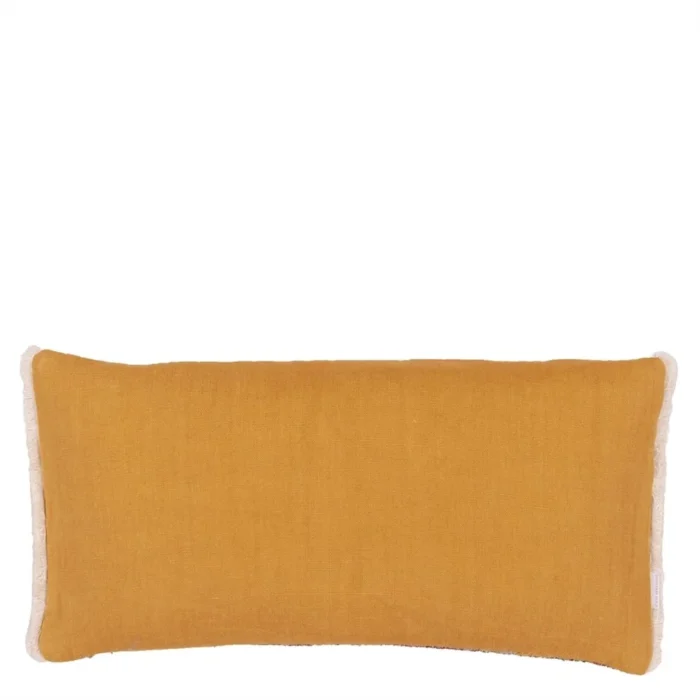 Alternative view of Sakiori Ochre Boucle Cushion 60x30