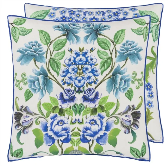 Eleonora Linen Cobalt Cushion 55x55