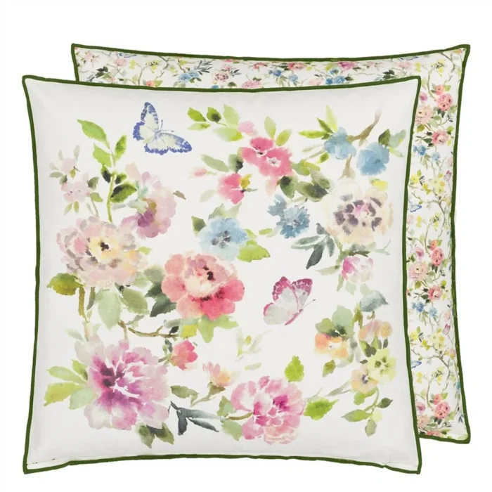 Fiore D'acqua Peony Cotton Cushion 50x50