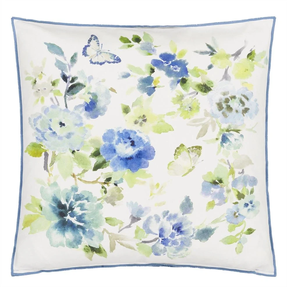 Fiore D'acqua Delft Cotton Cushion 50x50 - Bilde 4