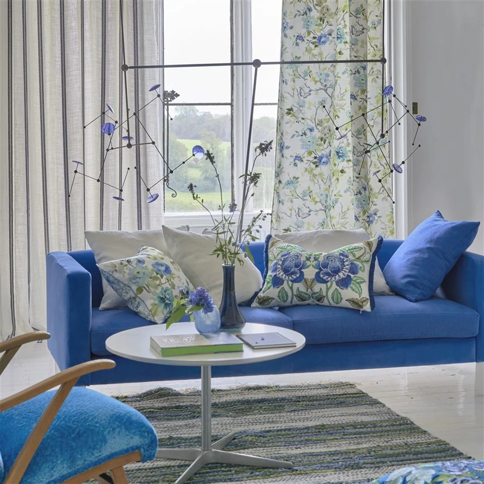 Fiore D'acqua Delft Cotton Cushion 50x50 - Bilde 2