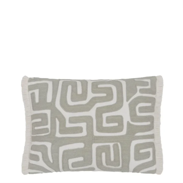 Tokusa Sepia Embroidered Cushion 40x30 - Bilde 4