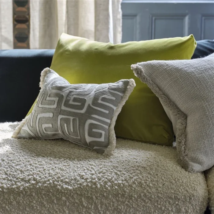 Tokusa Sepia Embroidered Cushion 40x30 - Bilde 5