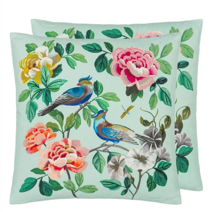 Miraflores Duck Egg Cotton Cushion 50x50