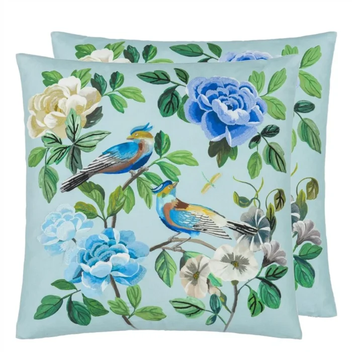 Miraflores Cobalt Cotton Cushion 50x50