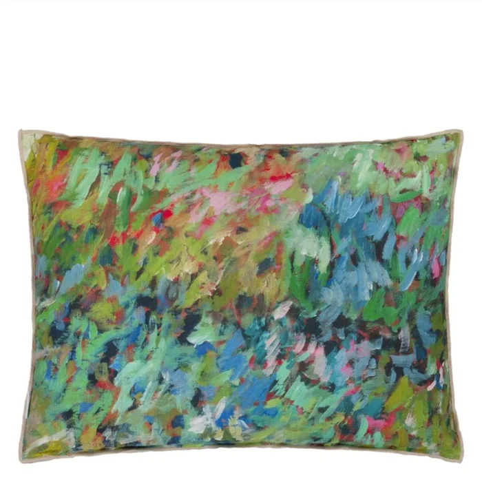 Foret Impressionniste Forest Cotton Cushion 60x45 - Bilde 6