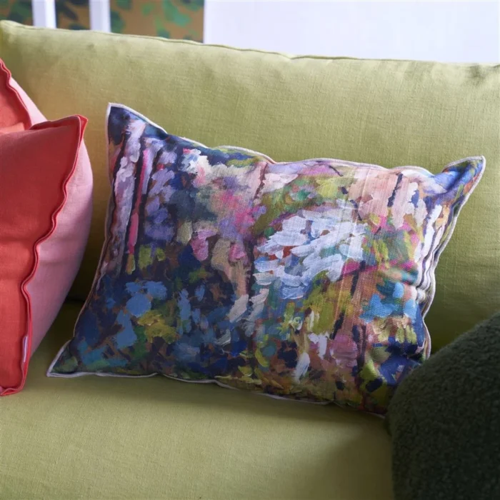 Foret Impressionniste Forest Cotton Cushion 60x45 - Bilde 5