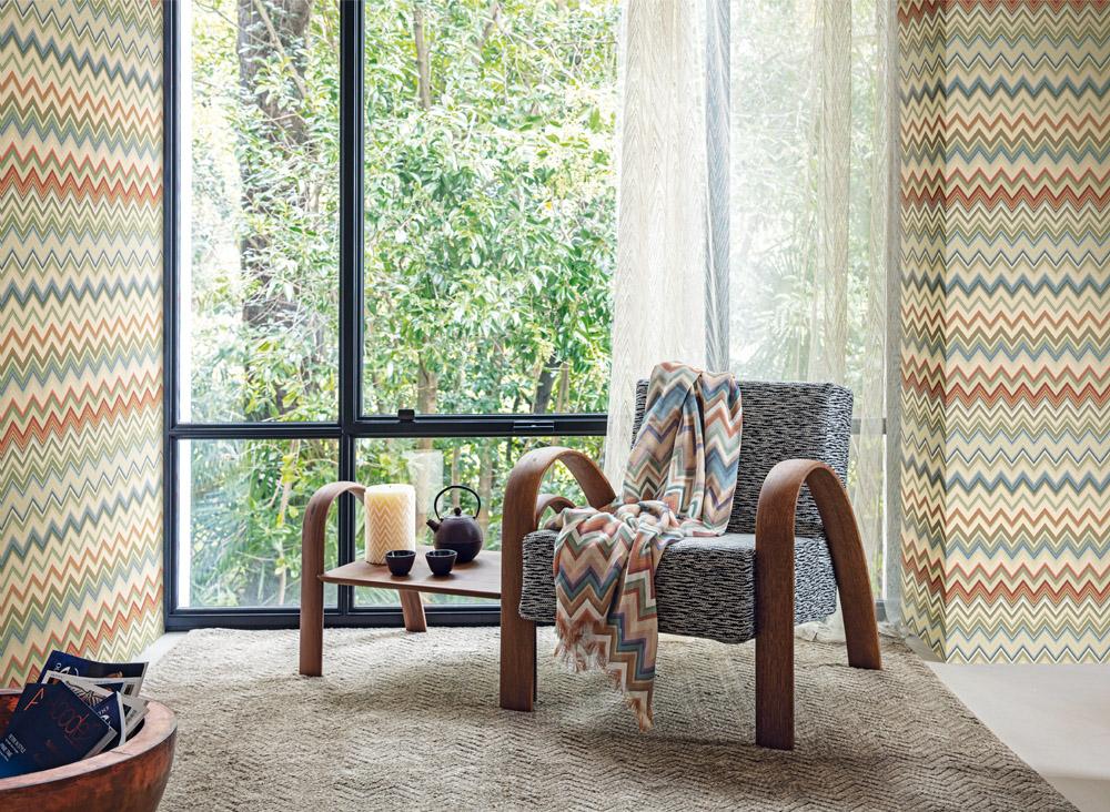Happy Zig Zag vinyltapet fra Missoni - Bilde 2