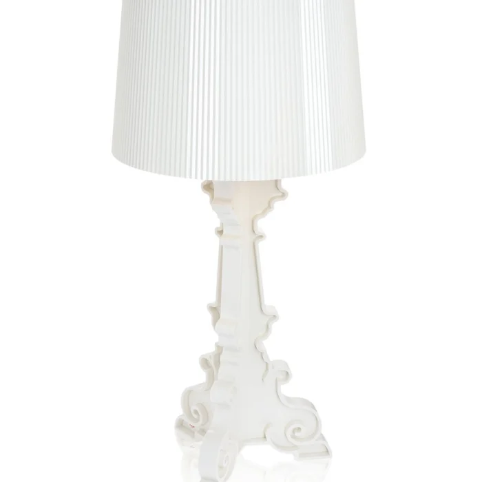 Bourgie White & Gold bordlampe