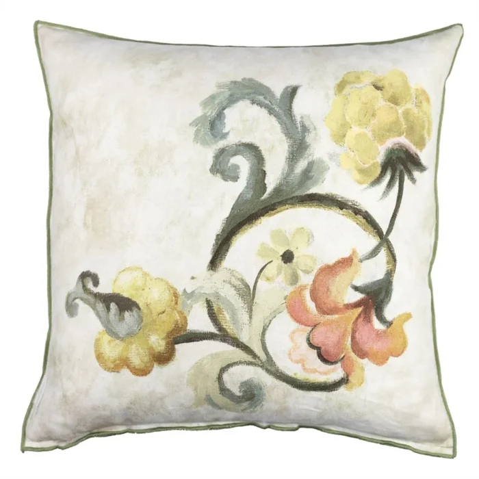 Osier Damassé Travertine Cushion, 50x50cm - Bilde 3