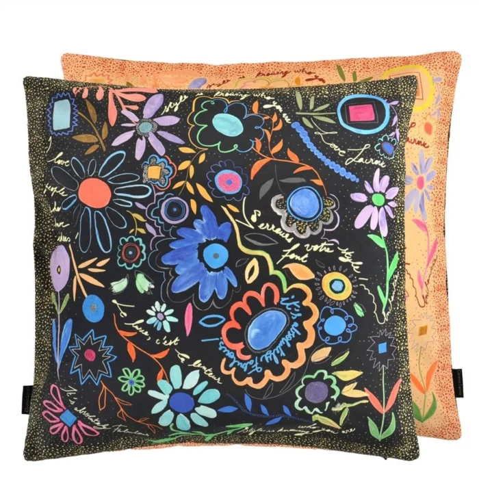 Dites Le Avec Des Fleurs Azur Cushion, 50x50cm