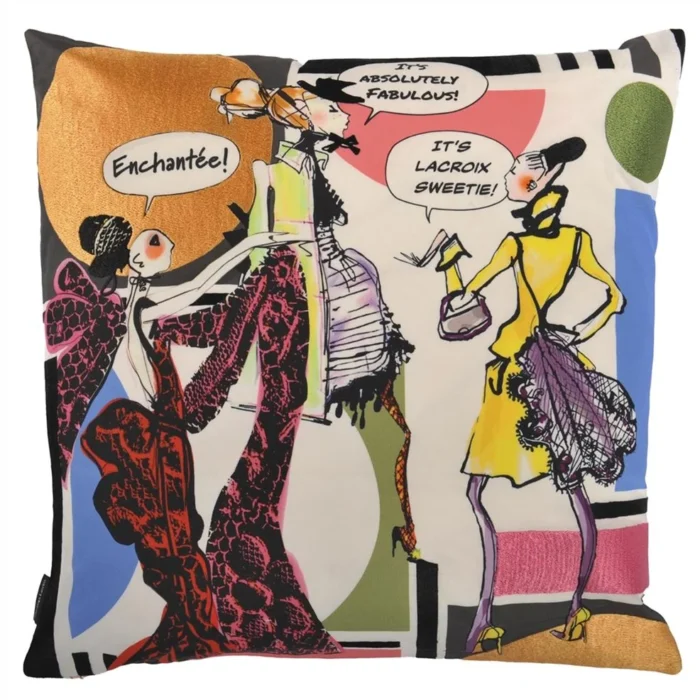 Lacroix Gossip Multicolore Cushion, 50x50cm - Bilde 3