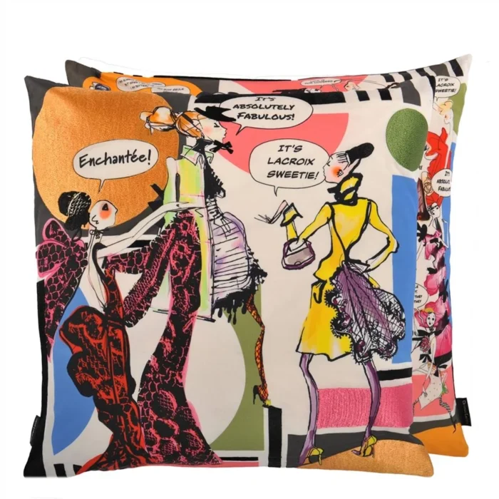 Lacroix Gossip Multicolore Cushion, 50x50cm